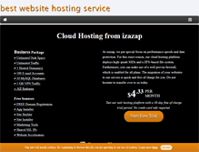 Tablet Screenshot of izazap.com